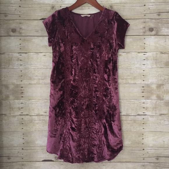 bohemian velvet dress